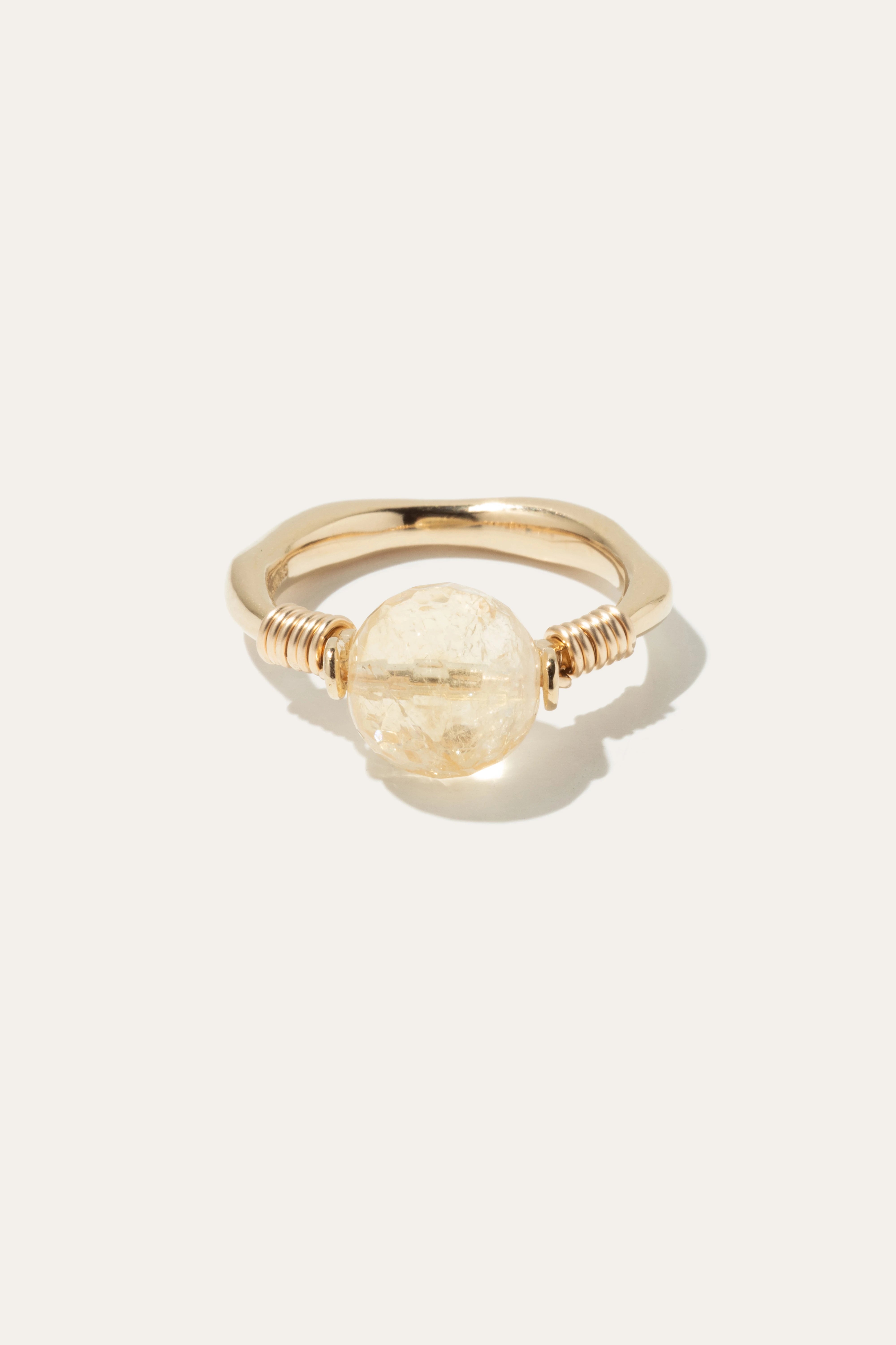 Bague Lunaris Citrine