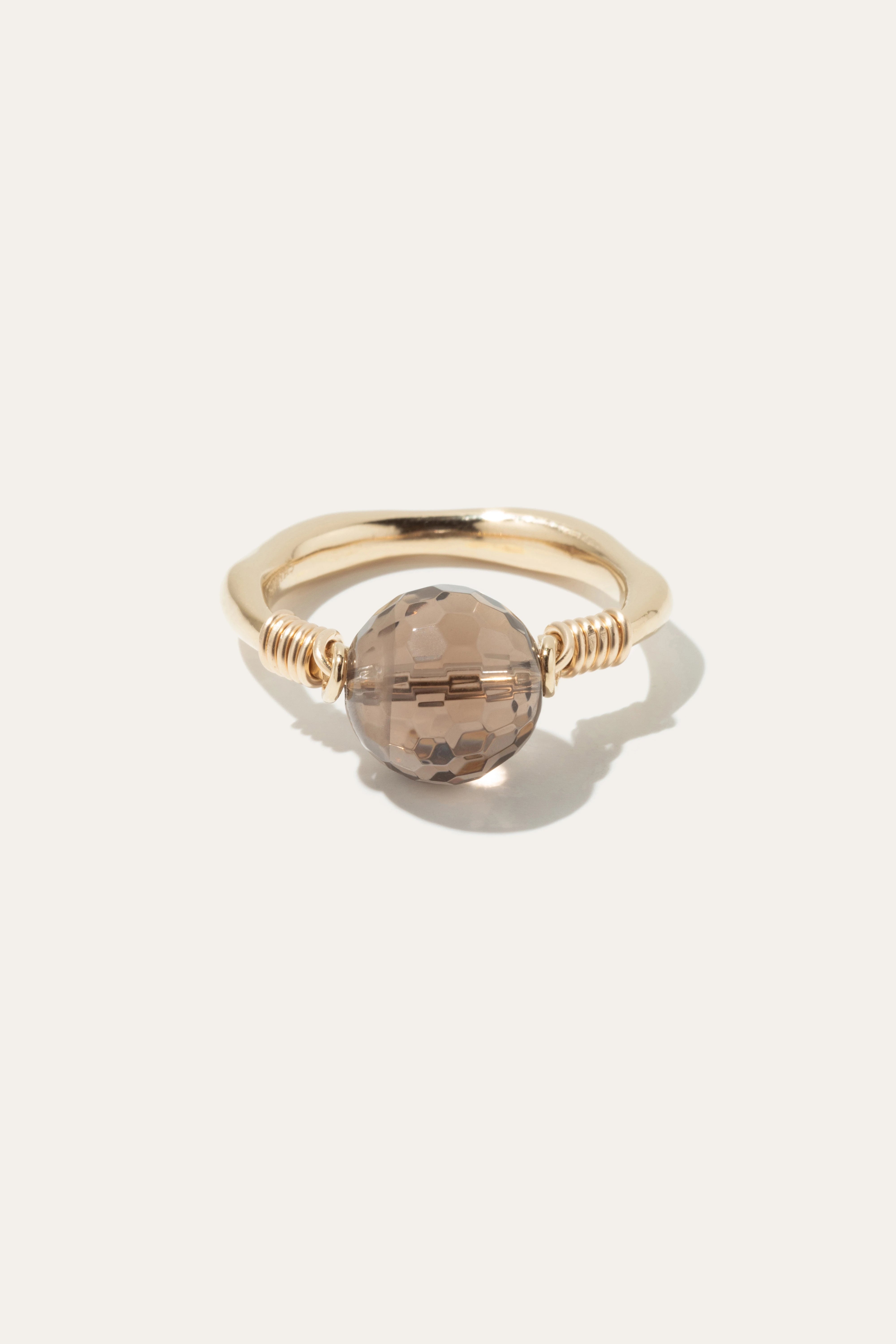 Bague Lunaris Quartz fumé