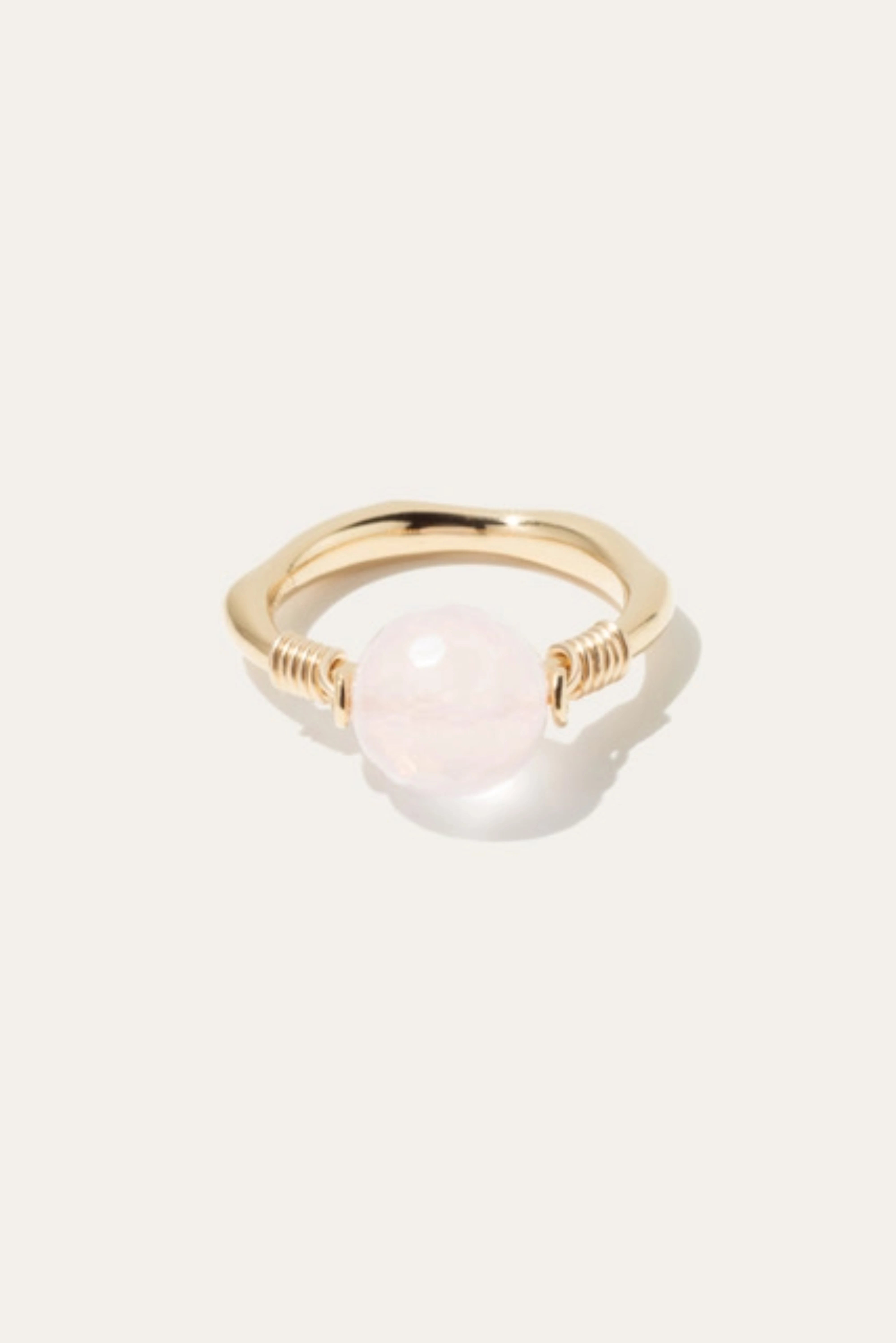 Bague Lunaris Quartz rose