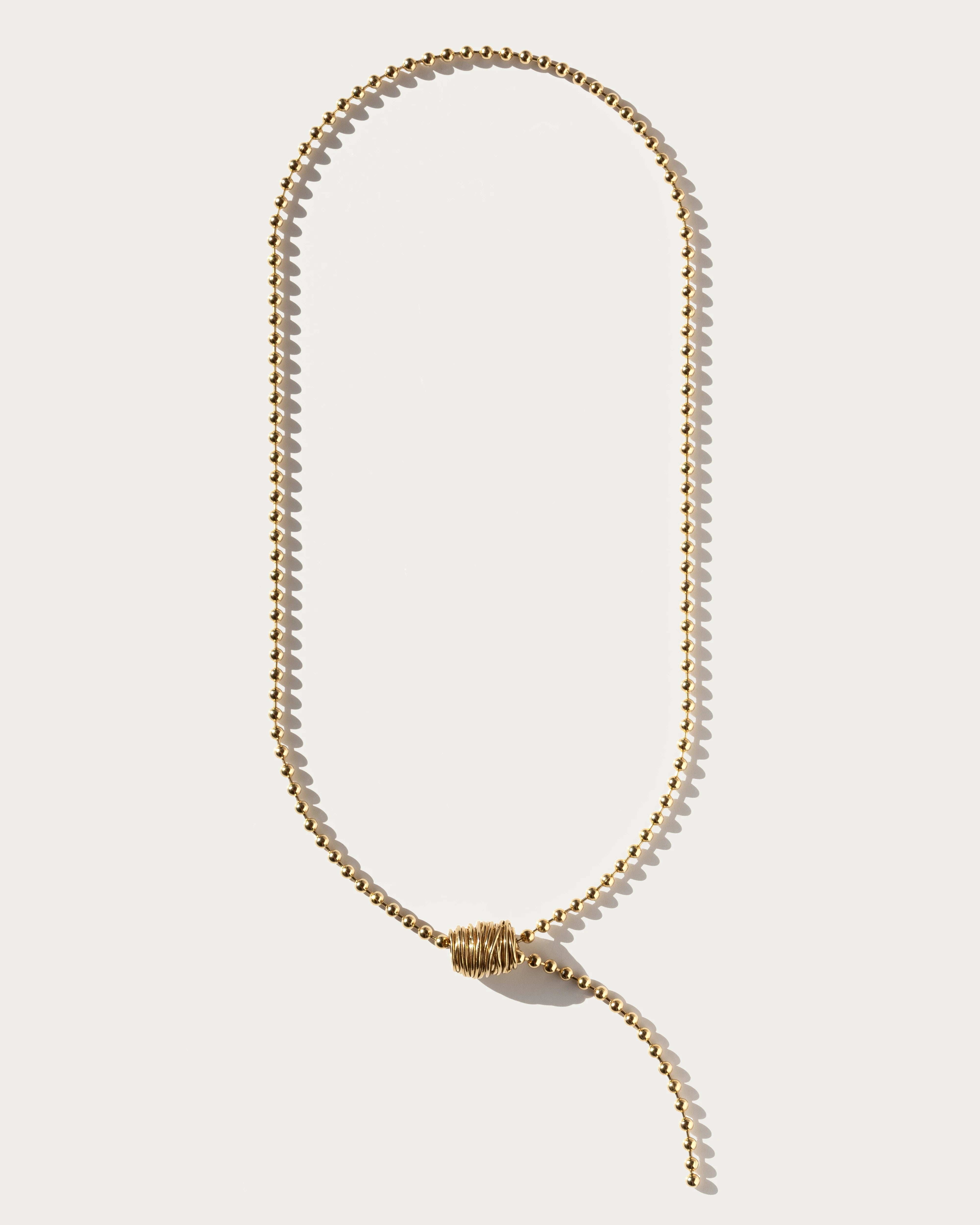 Collier chaîne Antigone doré