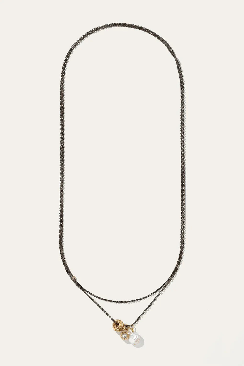 Collier sautoir fusil de canon Isaure.