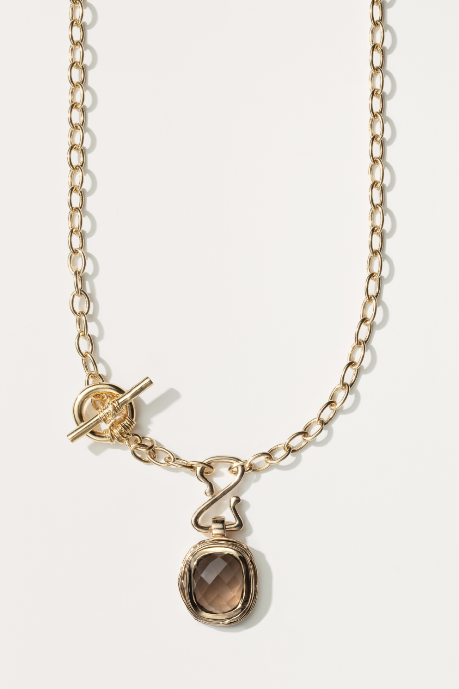 Collier Phèdre quartz fumé