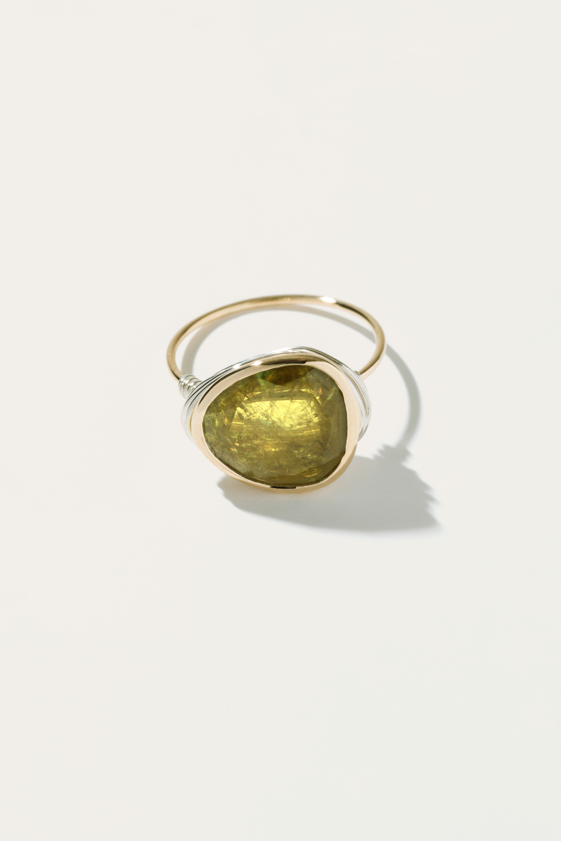 Bague Olympe Grenat vert