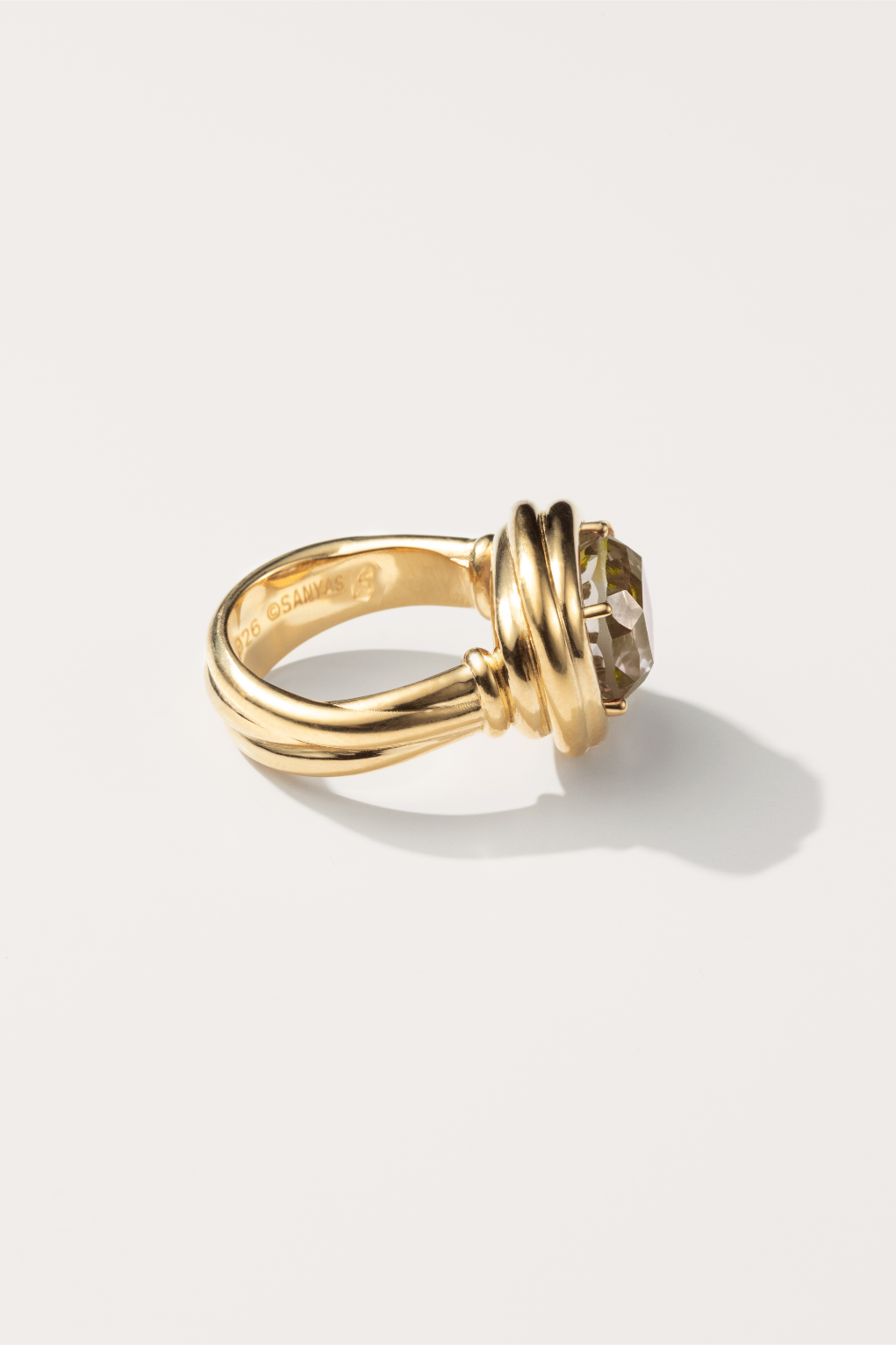 Bague Phèdre N°30 Quartz fumé