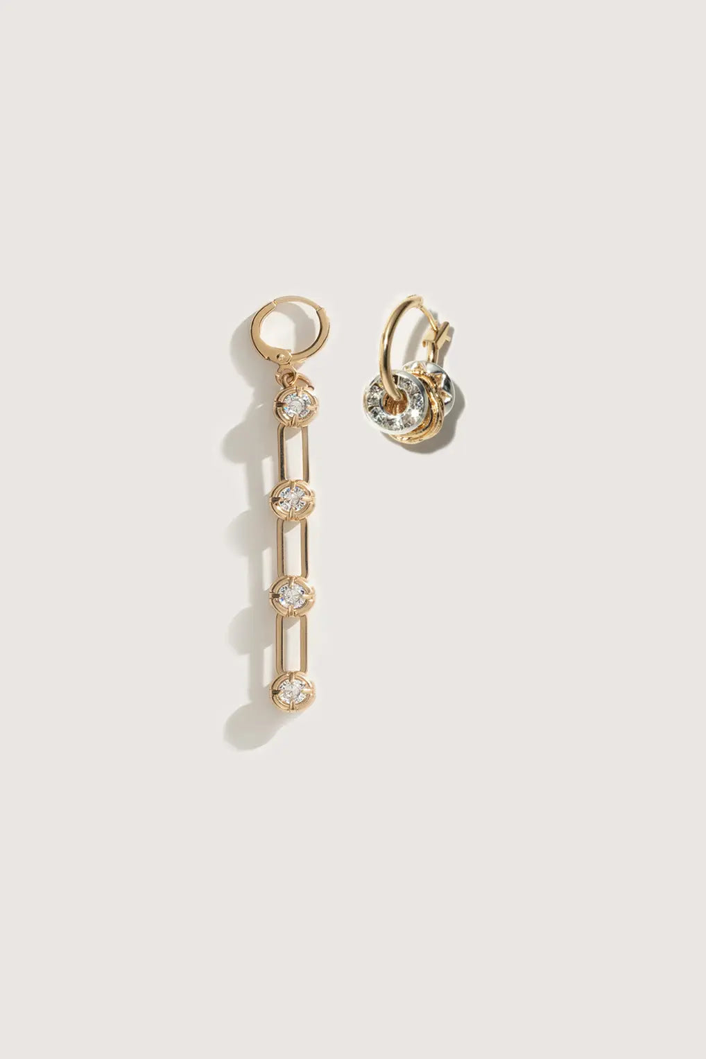 BOUCLES D’OREILLES ALIX #1 + MINI ANTIGONE STRASS