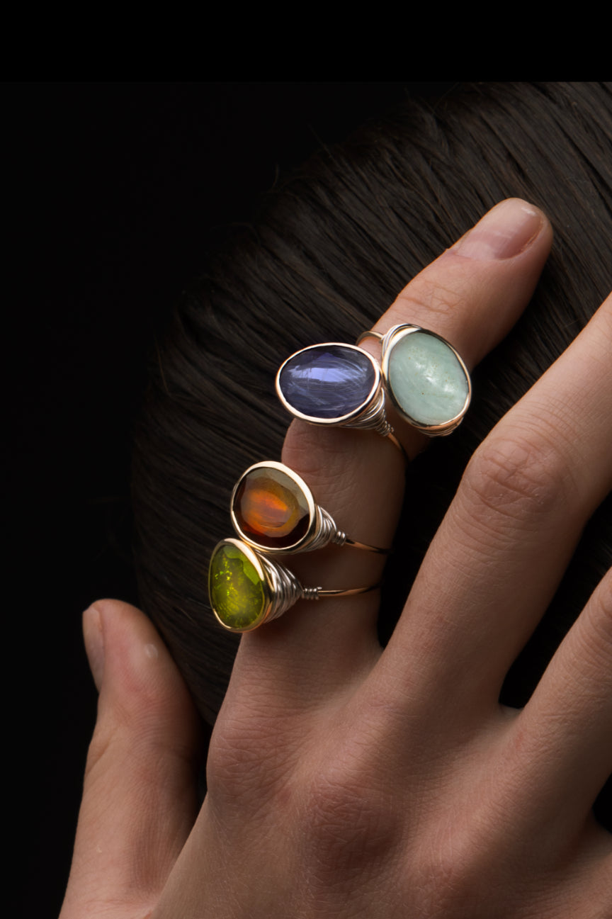 Bague Olympe iolite