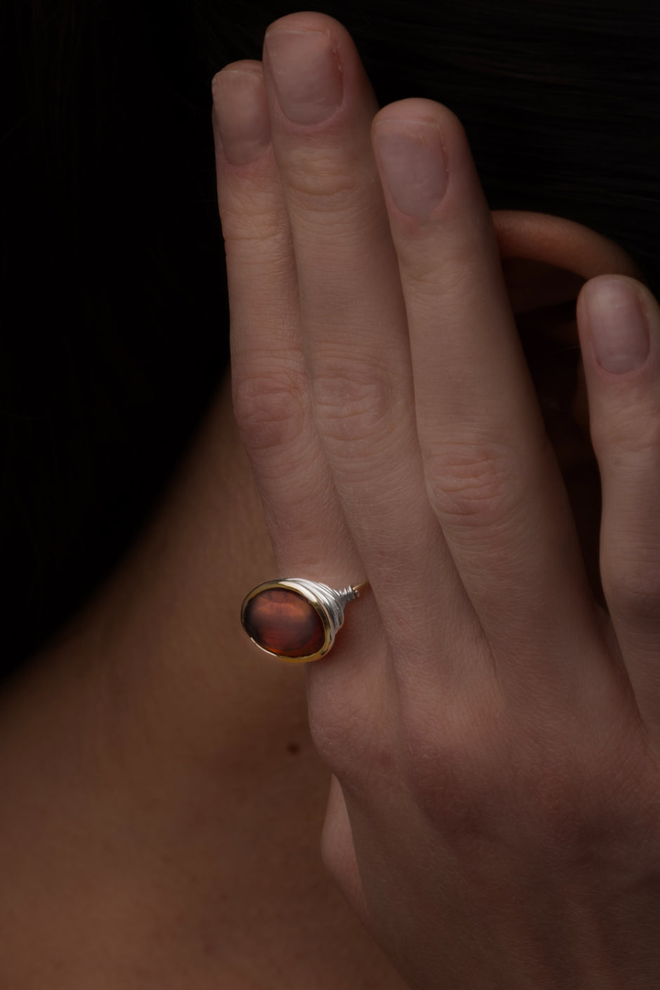 Garnet Olympe ring