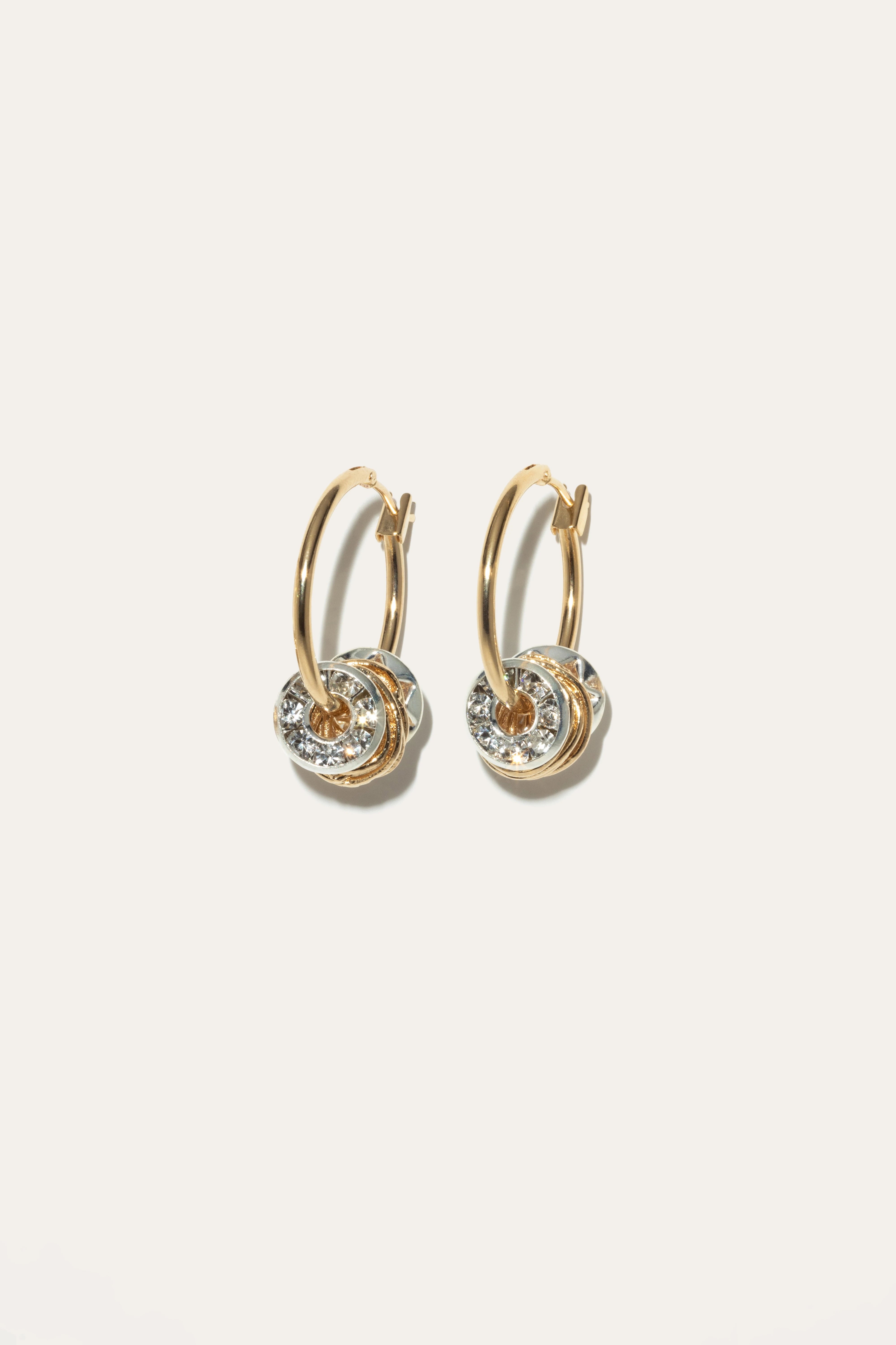 Antigone Crystal hoops