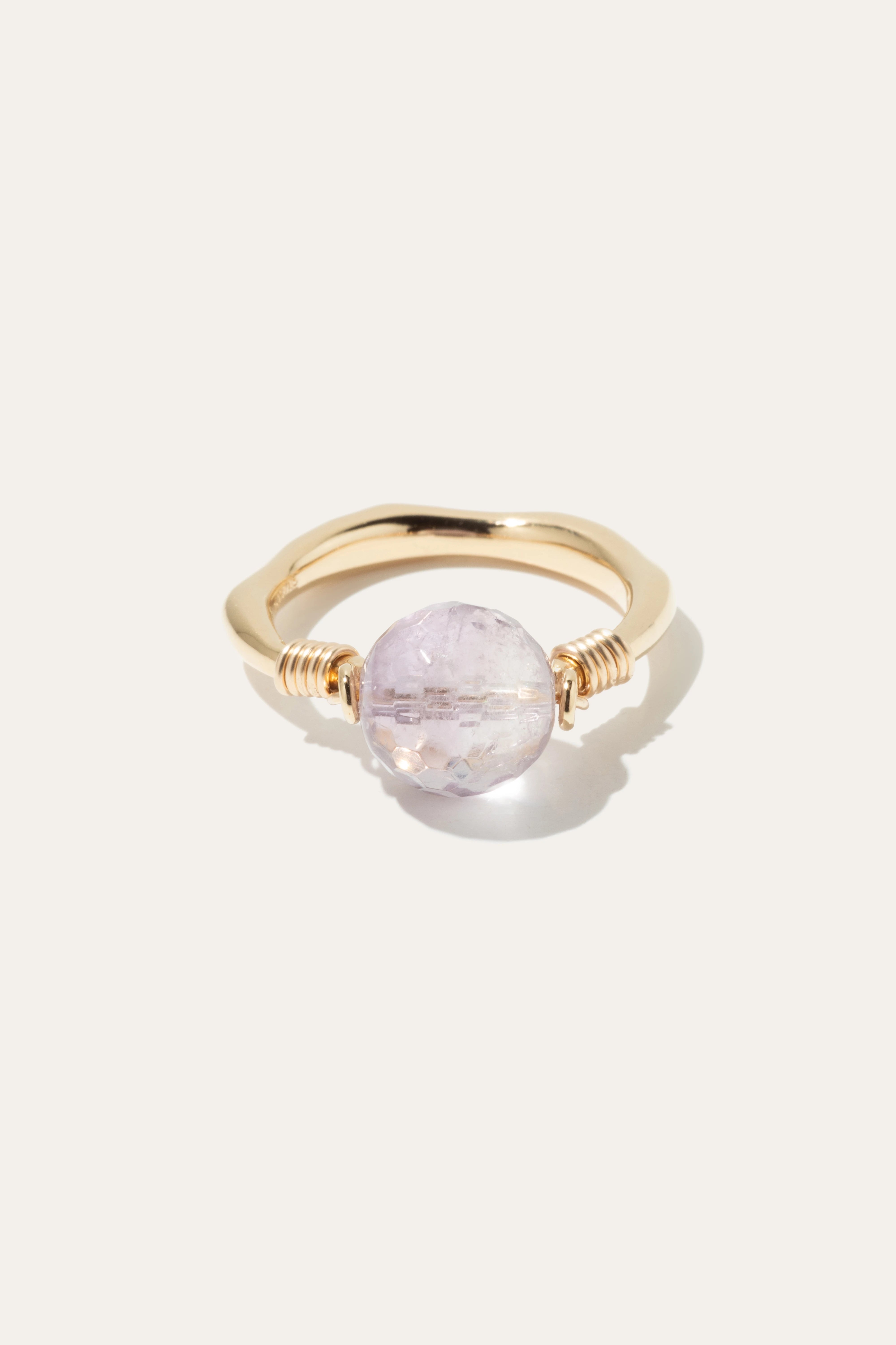 Bague Lunaris Améthyste claire