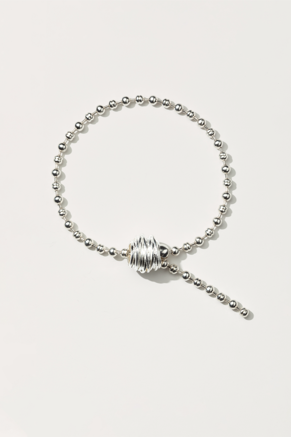 Bracelet chaîne Antigone plaqué argent