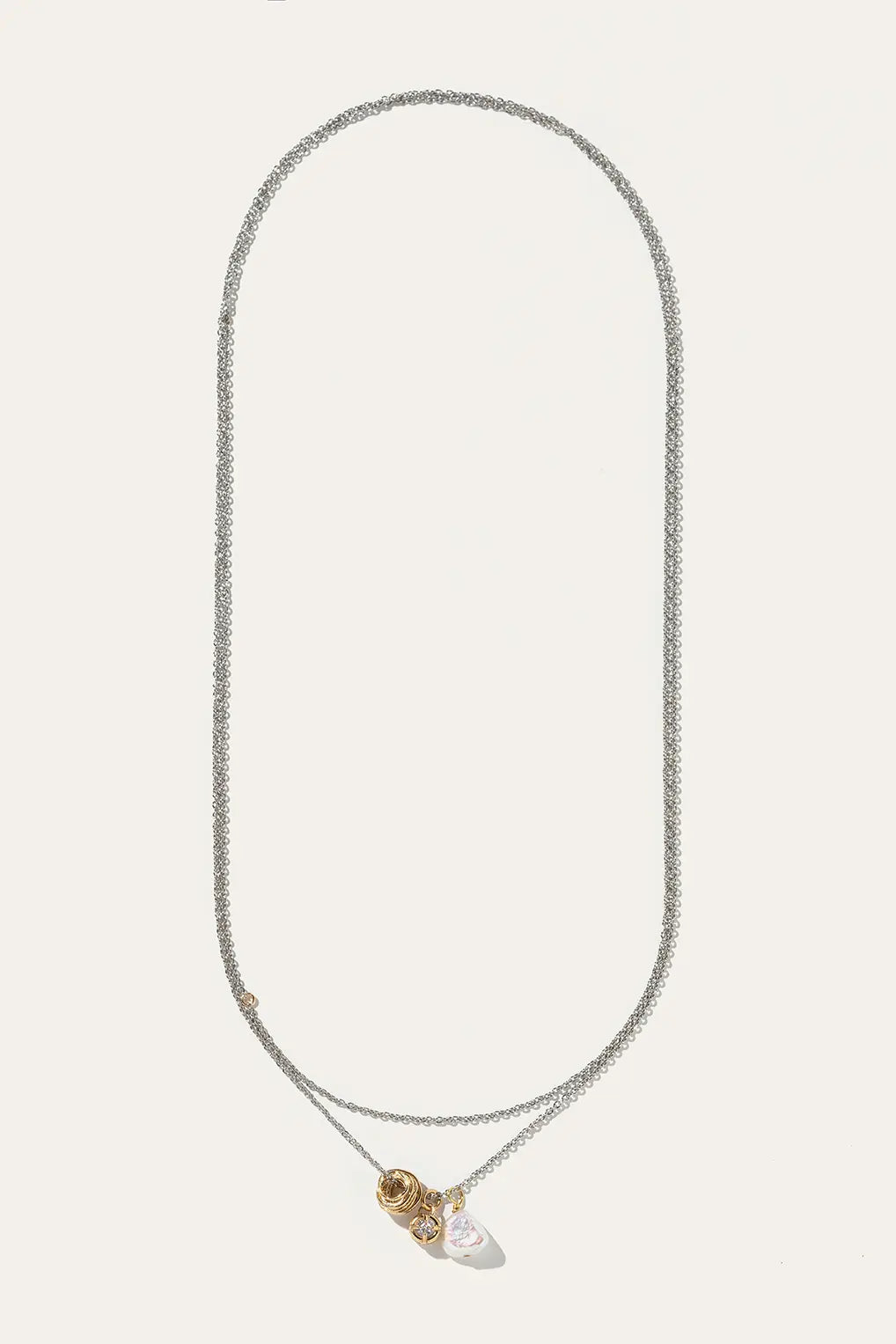 Collier sautoir argent Isaure.