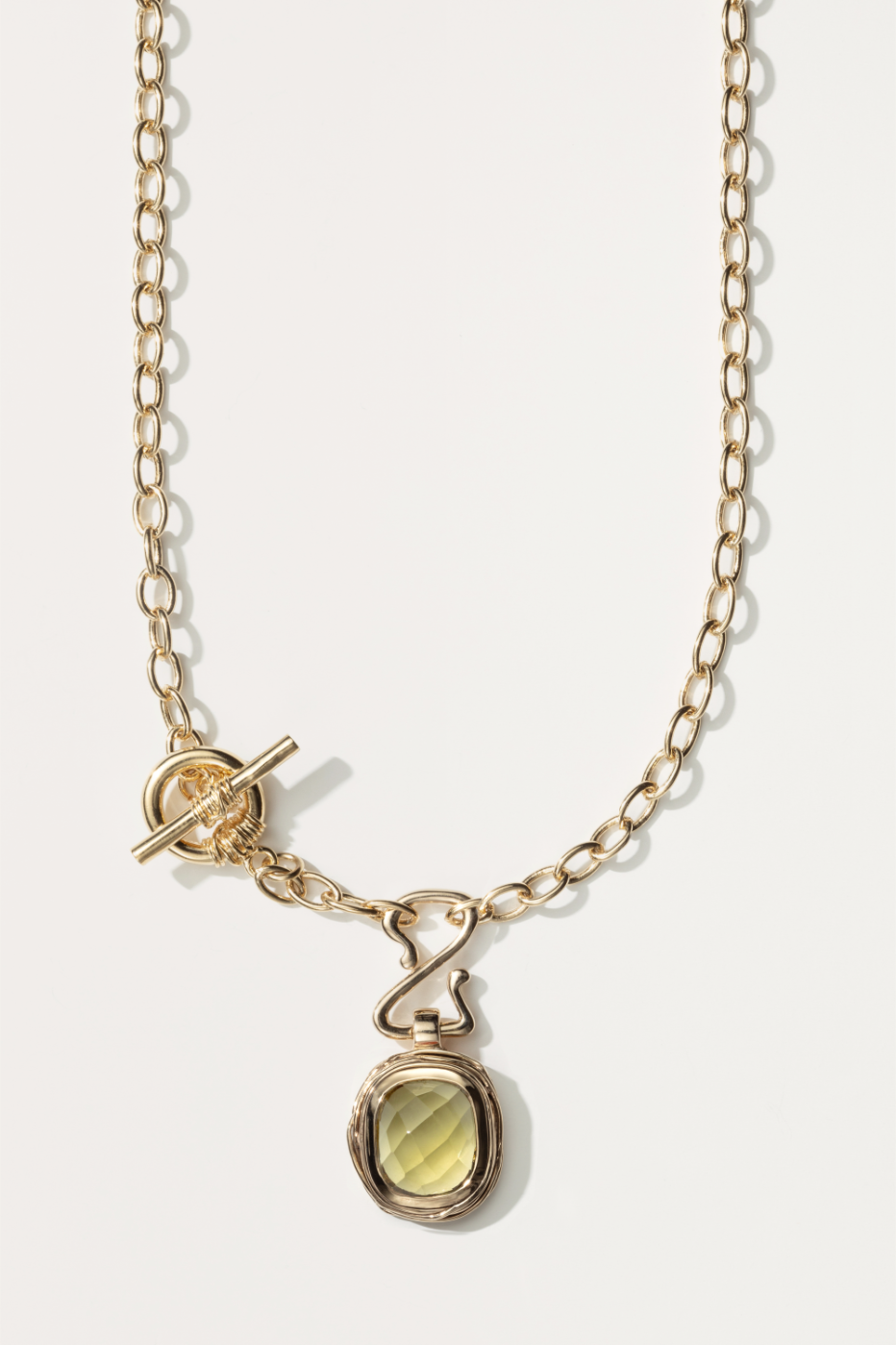 Collier Phèdre Quartz jaune