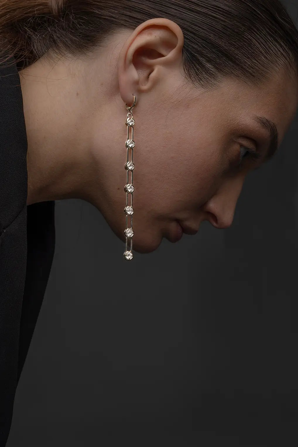 Boucles d’oreilles Alix #7 argent.