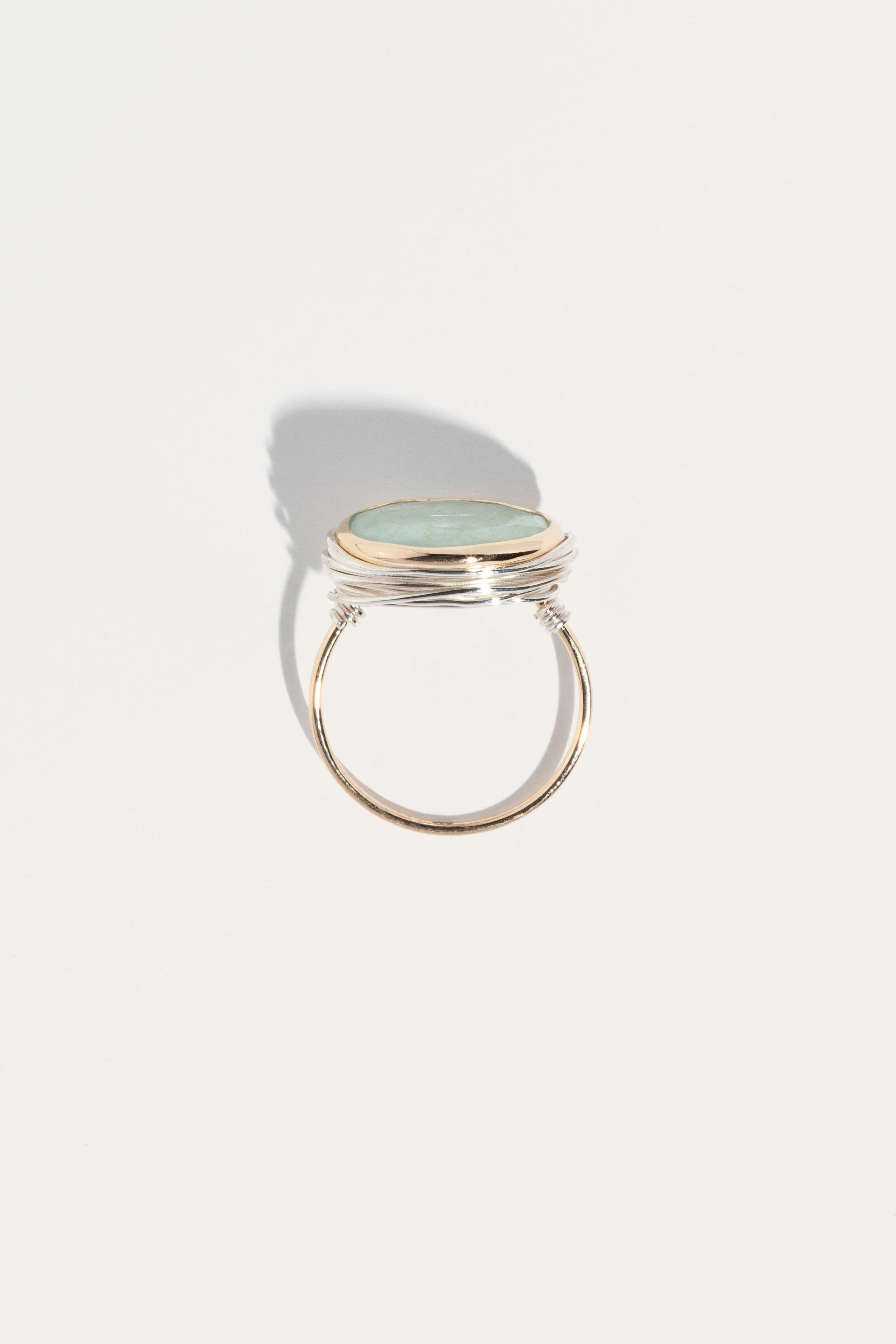 Aquamarine Olympe ring
